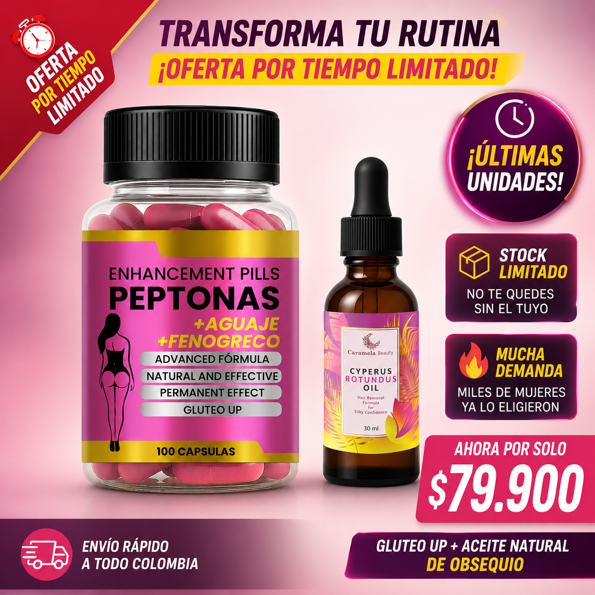PEPTONAS AGUAJE FENOGRECO + OBSEQUIO