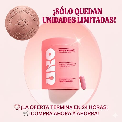 URO El Probiótico Femenino que Ayuda a Mantener tu Equilibrio Íntimo Natural